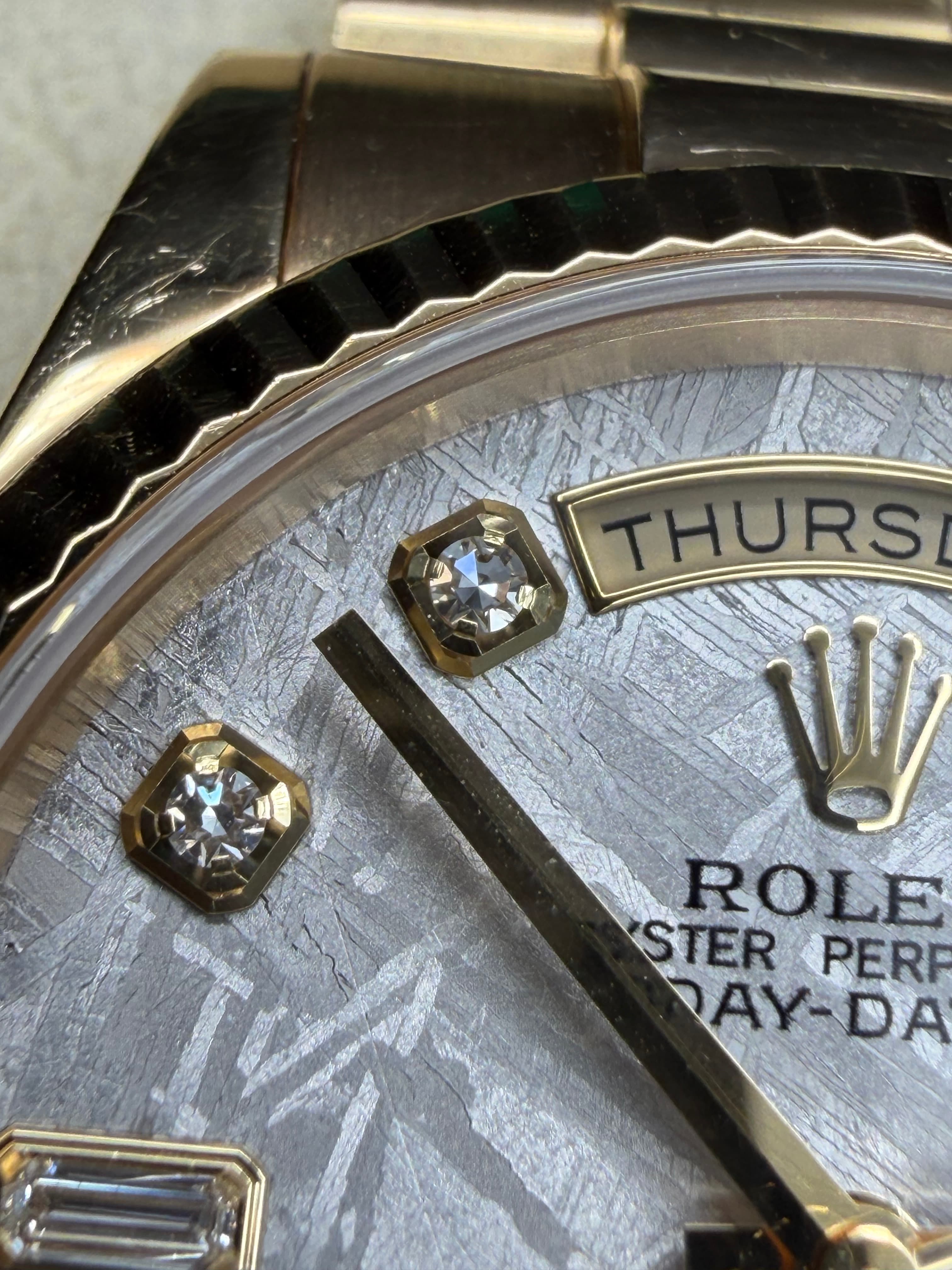 Rolex Day Date President Gold Meteorite Dial - view 4